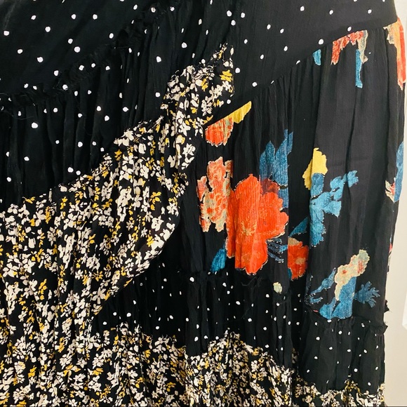 Free People NWT Flowy Dot Floral Dress - Picture 5 of 6